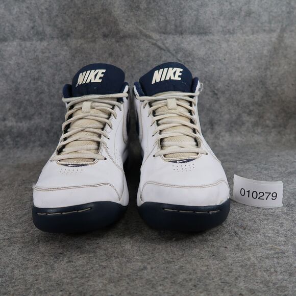 Nike Shoes Mens 9 Athletic Trainers Basketball Sneaker Overplay Mid White Blue main image 14